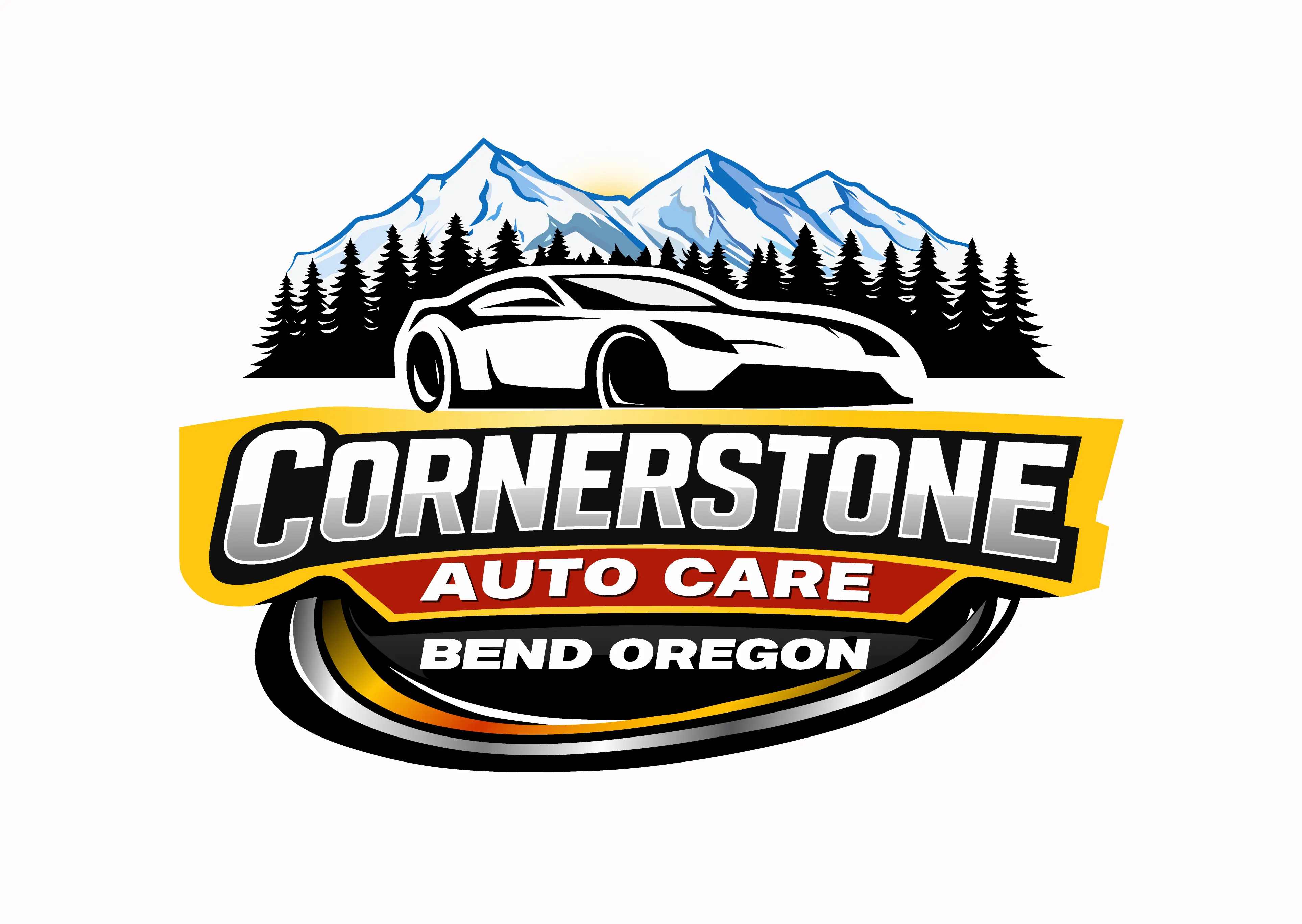 Cornerstone Auto Care crest — vector deliverable Cornerstone Auto Care crest — vector deliverable