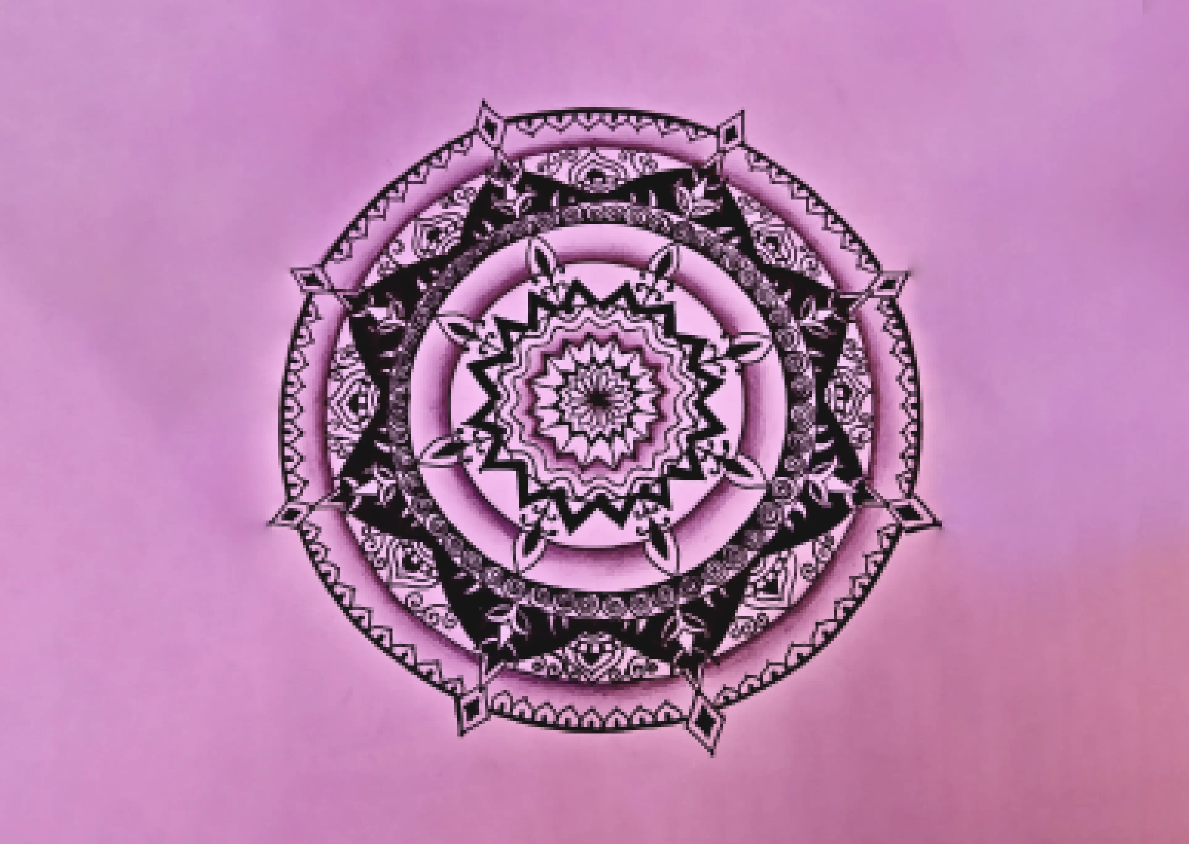 Ornamental mandala decal — source artwork Ornamental mandala decal — source artwork