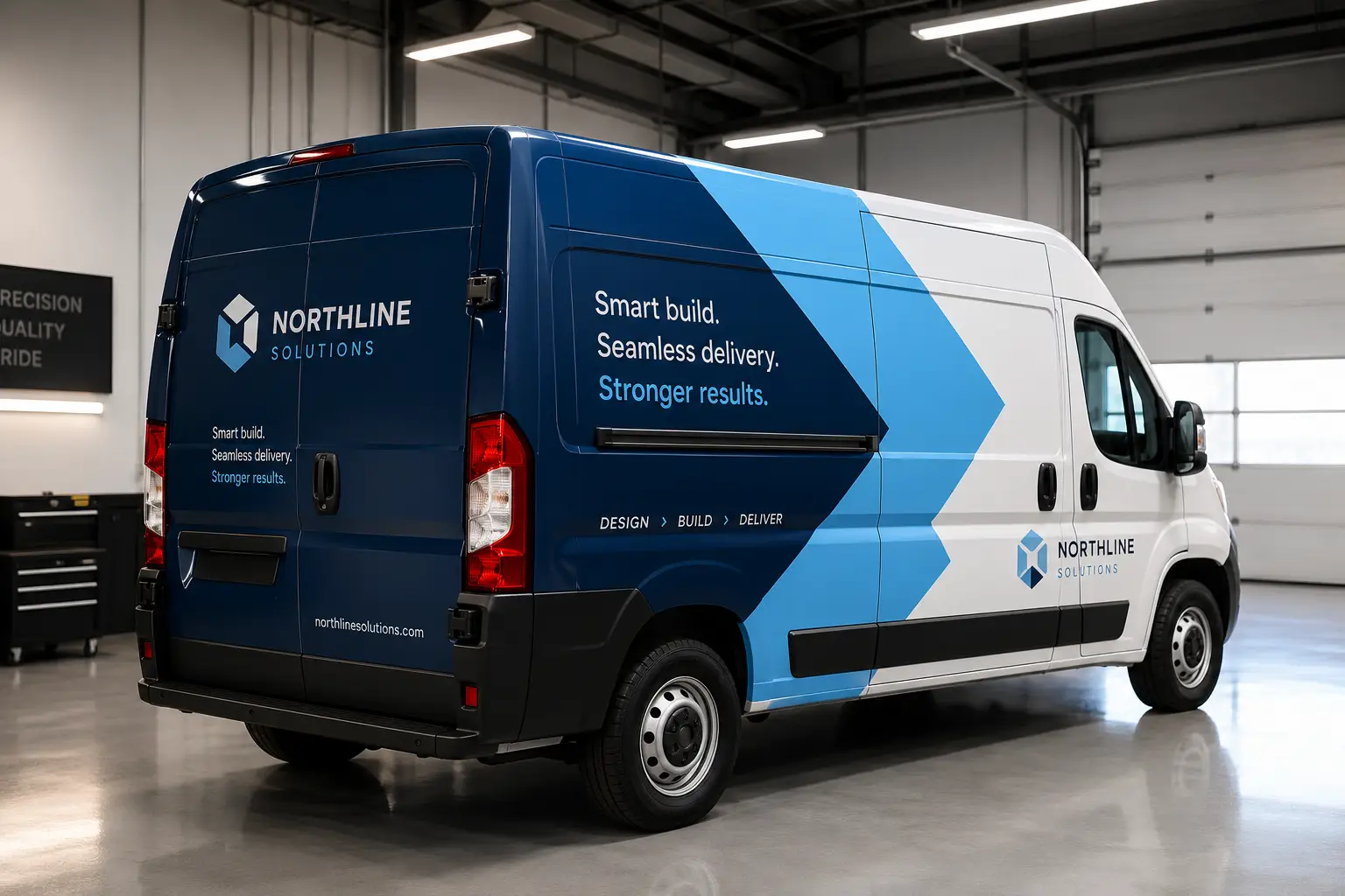 A fully wrapped vehicle, fresh install A fully wrapped vehicle, fresh install
